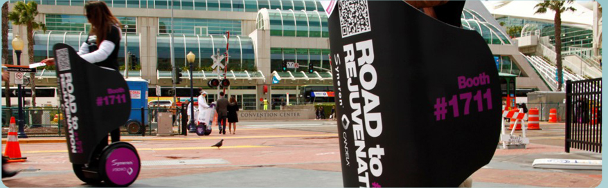 San Diego Segway Outdoor Advertising around San Diego Convention Center